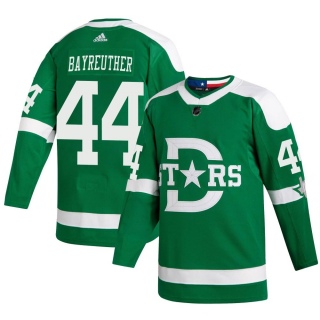 Youth Gavin Bayreuther Dallas Stars Adidas 2020 Winter Classic Player Jersey - Authentic Green