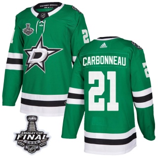 Youth Guy Carbonneau Dallas Stars Adidas Home 2020 Stanley Cup Final Bound Jersey - Authentic Green