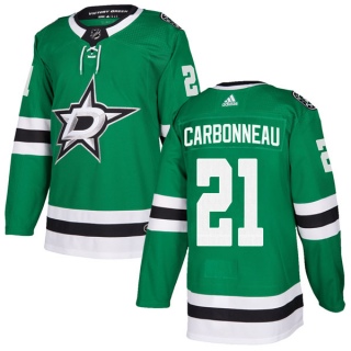 Youth Guy Carbonneau Dallas Stars Adidas Home Jersey - Authentic Green