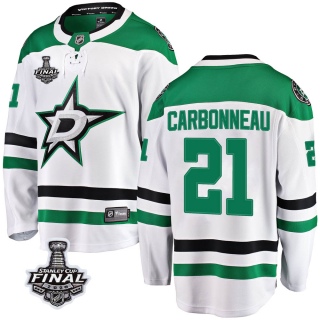 Youth Guy Carbonneau Dallas Stars Fanatics Branded Away 2020 Stanley Cup Final Bound Jersey - Breakaway White