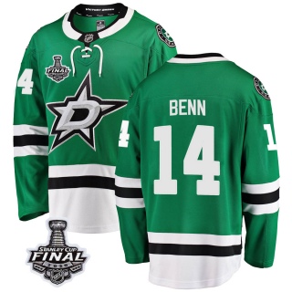 Youth Jamie Benn Dallas Stars Fanatics Branded Home 2020 Stanley Cup Final Bound Jersey - Breakaway Green