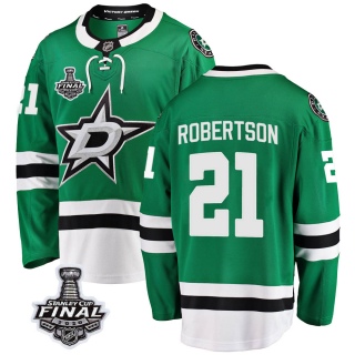 Youth Jason Robertson Dallas Stars Fanatics Branded Home 2020 Stanley Cup Final Bound Jersey - Breakaway Green