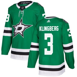 Youth John Klingberg Dallas Stars Adidas Home Jersey - Authentic Green
