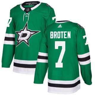 Youth Neal Broten Dallas Stars Adidas Home Jersey - Authentic Green