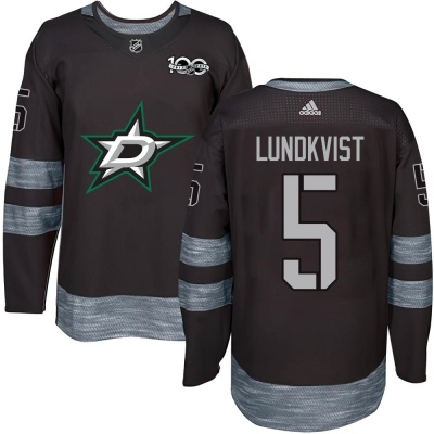 Youth Nils Lundkvist Dallas Stars 1917- 100th Anniversary Jersey - Authentic Black