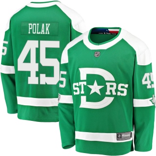 Youth Roman Polak Dallas Stars Fanatics Branded 2020 Winter Classic Jersey - Breakaway Green