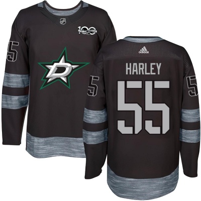 Youth Thomas Harley Dallas Stars 1917- 100th Anniversary Jersey - Authentic Black