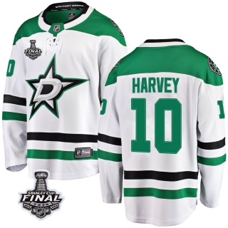 Youth Todd Harvey Dallas Stars Fanatics Branded Away 2020 Stanley Cup Final Bound Jersey - Breakaway White